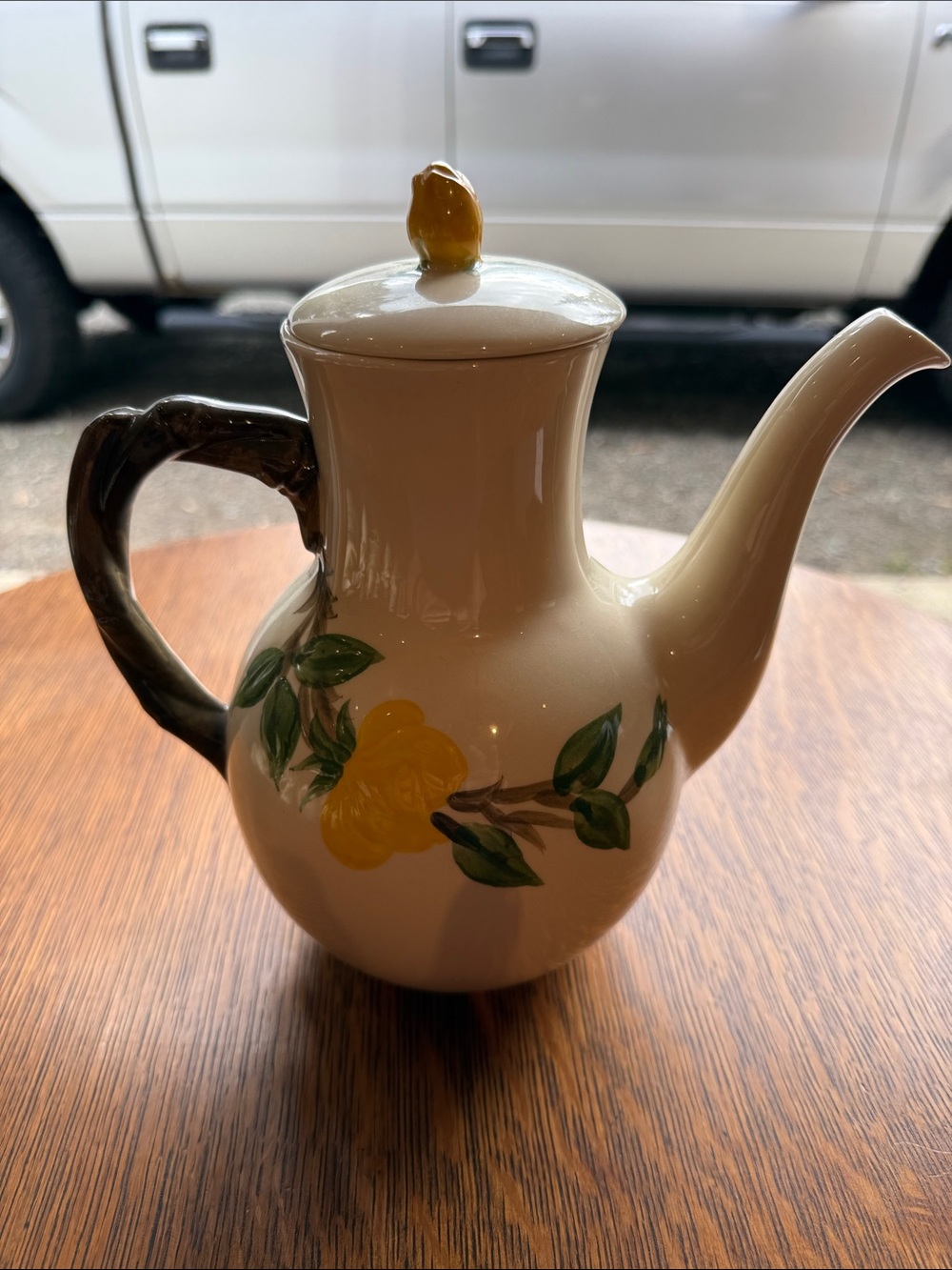 Franciscan Meadow rose coffee pot rare - Picture 3 of 5